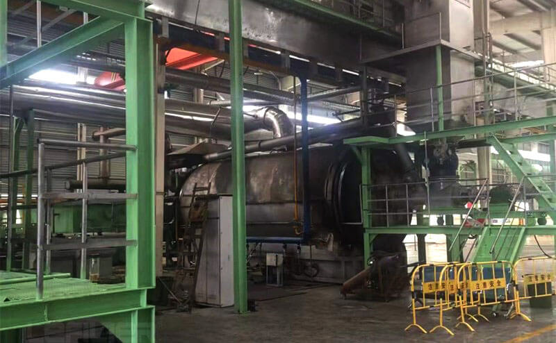 半連續(xù)式輪胎油生產(chǎn)線現(xiàn)場 半連續(xù)式輪胎油生產(chǎn)線現(xiàn)場